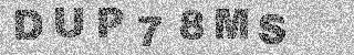 Confirmation code