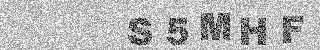 Confirmation code